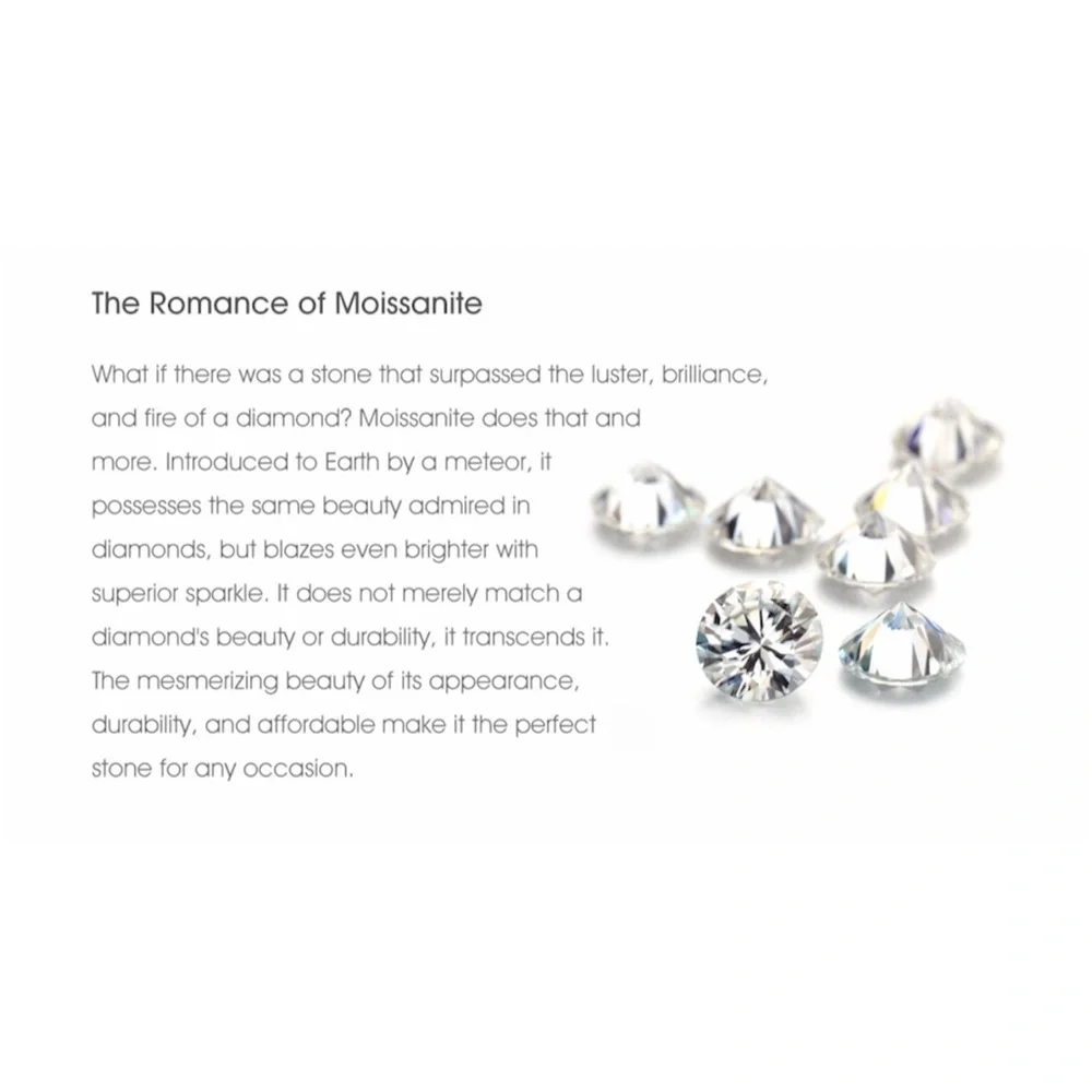 1ct. t.w. Certified 14kt Moissanite Round GP Stud Earrings NEW - Picture 10 of 10